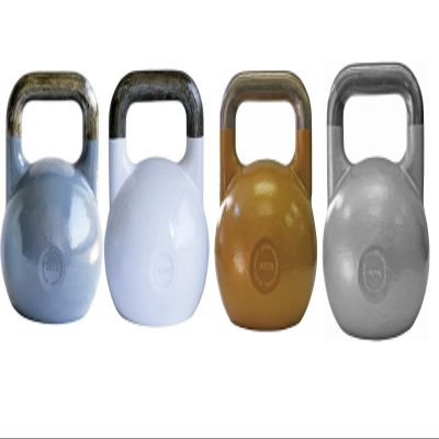 Ader Pro-Grade International Kettlebell Set- (36-grey, 40-white, 44 gold, 48kg silver) w/DVD & Rack PICTURE FOR REFERENCE.