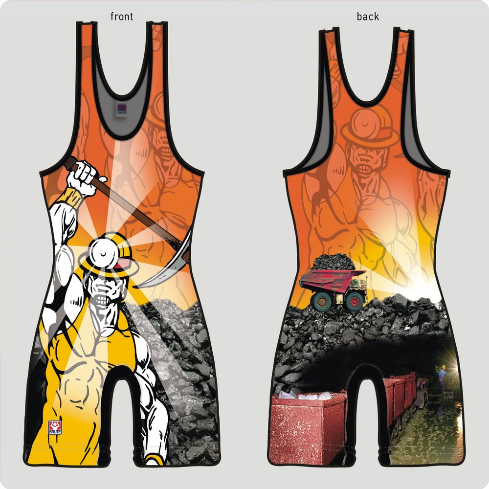 Coal Miner Wrestling High Cut - M