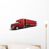 Wallmonkeys Christmas American Semi-Trucks Wall Decal Peel and Stick Graphic WM300649 (18 in W x 8 in H) view 1
