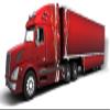 Wallmonkeys Christmas American Semi-Trucks Wall Decal Peel and Stick Graphic WM300649 (18 in W x 8 in H) view 2