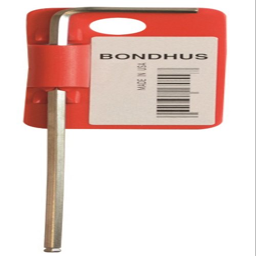Bondhus 27054 2.5mm Ball End Tip Hex Key L-Wrench with BriteGuard Finish (Pack of 50), 112mm