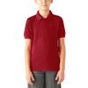 Dickies Boys Short Sleeve Pique Polo, English Red, X-Large 18-20 view 1