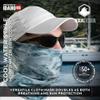 Aqua Design Fishing Hunting Masks Neck Gaiter: Men and Youth UPF 50+ Sun Mask Protection: Camo Face Cover Balaclava Bandana: Green Bayou size X-Large view 3