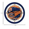 Auburn Tigers College Basketball Wall Clock, Silent Non-Ticking Movement, 11.5" Home Sports Decor view 3