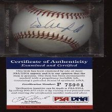 Dave Winfield Signed Ball - OAL Brown Sweet Spot PSA DNA - Autographed Baseballs