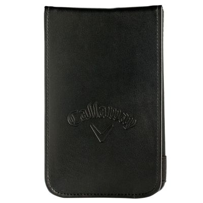 Callaway Leather Golf Scorecard Holder, Black
