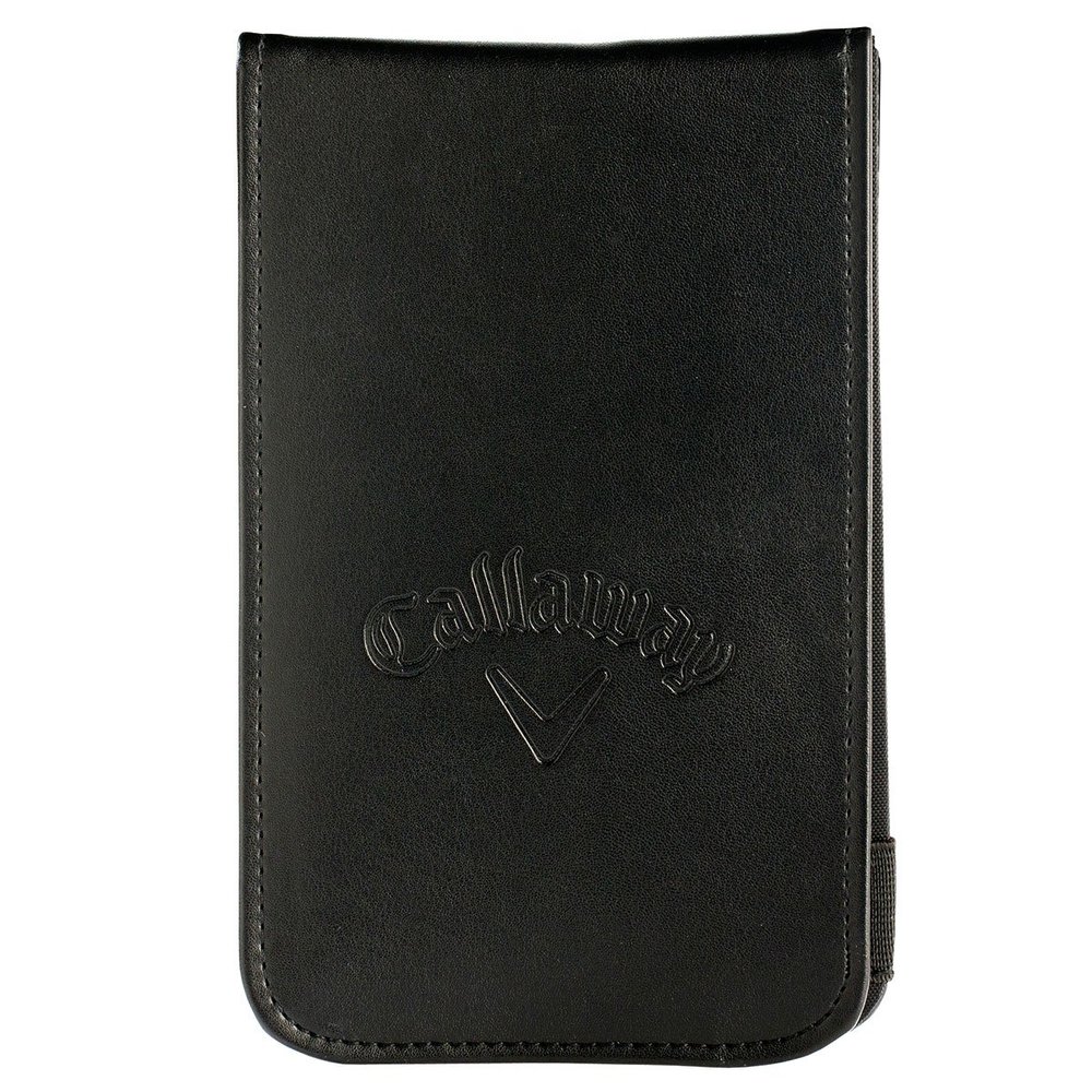 Callaway Leather Golf Scorecard Holder, Black