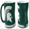 Michigan State Spartans 15 oz Relief Mug - Green, view 1