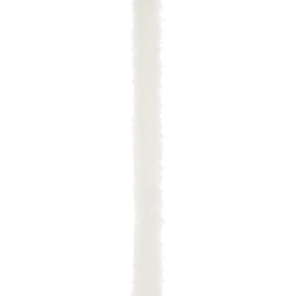 Be Wicked BWMR15 15 Gram Marabou Feather Boa, 6Ft Solid Color With Gold Tinsel,color Gold/White,size OS