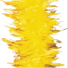 Be Wicked BWCH40 40 Gram Feather Boa, 6Ft Solid Color,color Yellow,size OS