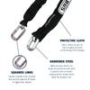 ABUS Hardened Steel 10KS 3/8" Thick Square Security Chain for Bikes, Containers, Trailers, ATV's, Motorcycles and Personal/Industrial Property (2') view 3