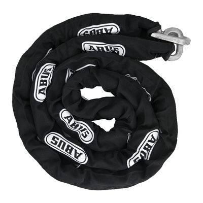 ABUS Hardened Steel 10KS 3/8" Thick Square Security Chain for Bikes, Containers, Trailers, ATV's, Motorcycles and Personal/Industrial Property (6')