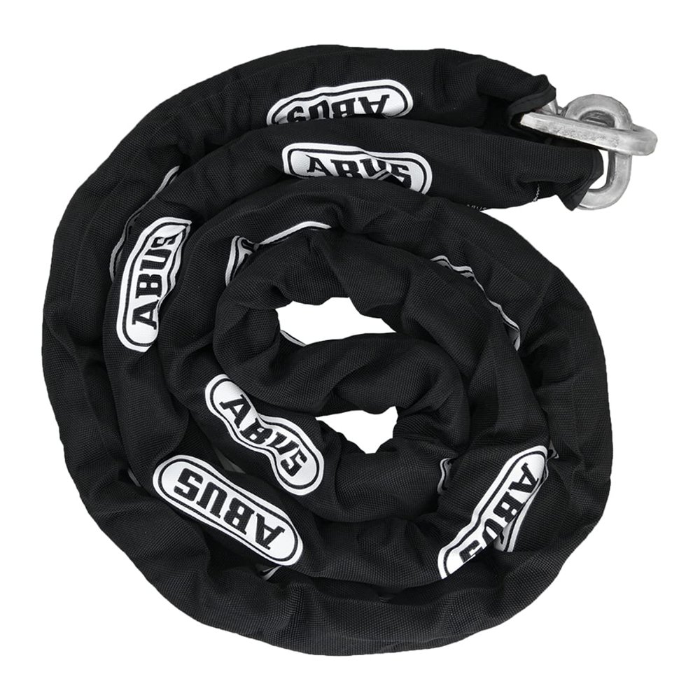 ABUS Hardened Steel 10KS 3/8" Thick Square Security Chain for Bikes, Containers, Trailers, ATV's, Motorcycles and Personal/Industrial Property (6')