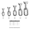 ABUS Hardened Steel 10KS 3/8" Thick Square Security Chain for Bikes, Containers, Trailers, ATV's, Motorcycles and Personal/Industrial Property (6') view 3
