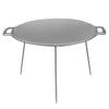 MUURIKKA Griddle Pan 48cm Grill with Legs for BBQ, Camping, Gas, Open Fire view 1