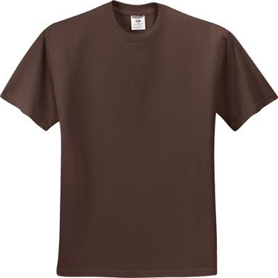 Jerzees Dri-Power Mens Active T-Shirt Medium Chocoalte
