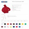 Jerzees Adult 8 oz. NuBlend Fleece Pullover Hood S CARDINAL view 3