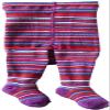 Jefferies Socks Baby Girls' Multi Stripe Tights, Purple, 6 18 Months view 1