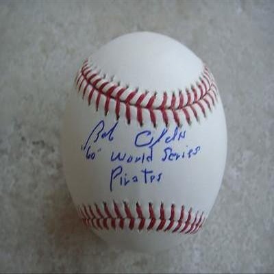 Bob Oldis Signed Baseball - 60 World Series Official Ml W coa - Autographed Baseballs