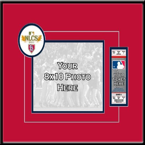 MLB St. Louis Cardinals 2011 NLCS Your 8x10 Photo Ticket Frame