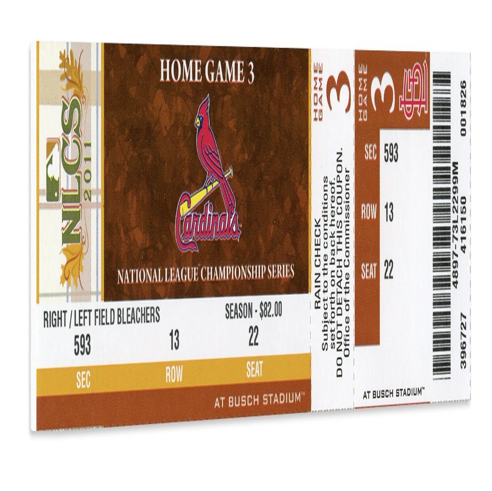 MLB St. Louis Cardinals 2011 NLCS Mega Ticket