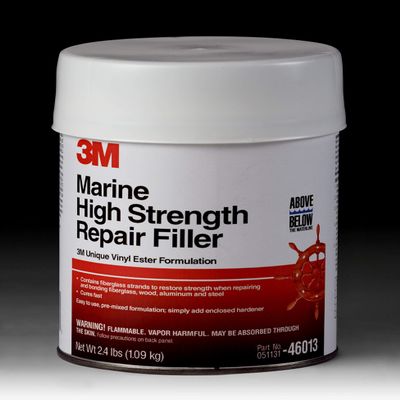 3M Marine High Strength Repair Filler, 46013, 1 qt, 6 per case
