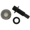 SEACHOICE 18191 Thru-Hull Style Strainer, 3/4" Hose, Livewell Baitwell, Black, Plastic, Above Ground, Strainer view 1