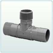 1/2" Insert x Insert x MNPT PVC Male Adapter Tee