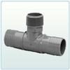 1/2" Insert x Insert x MNPT PVC Male Adapter Tee view 1
