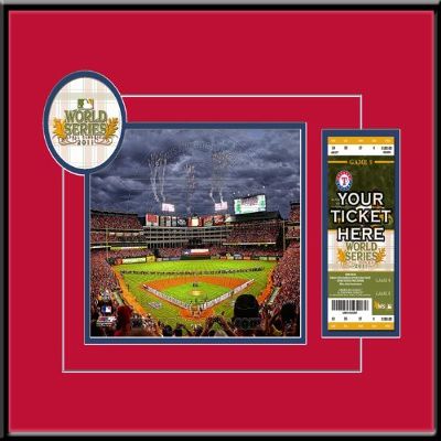 MLB Texas Rangers 2011 World Series Your 8x10 Photo Ticket Frame