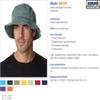 Adams Cap Unisex Adult VA101 Adams Cotton Vacationer Bucket Cap Caribbean Blue Large view 3