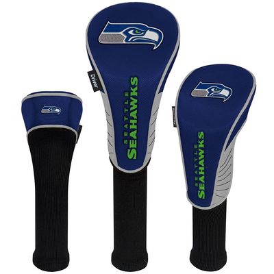 Team Effort Seattle Seahawks Driver Fairway Hybrid Set of Three Headcovers
