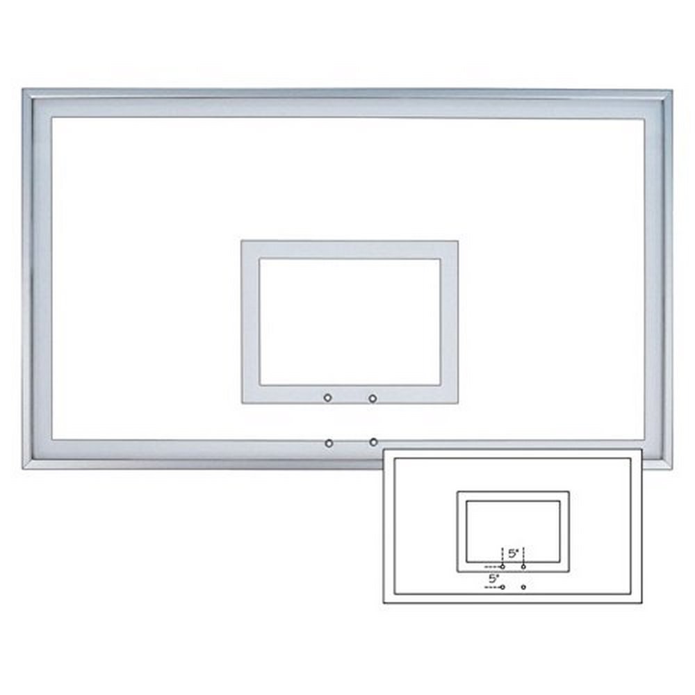 First Team Acrylic Basketball Backboard 42in x 72in - FT222