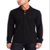 Gramicci Men's Merit Polo Long Sleeve Knit,Black,Medium view 1