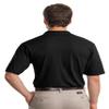 5.6 oz. 50/50 Jersey Pocket Polo with SpotShield, Black, XL view 3