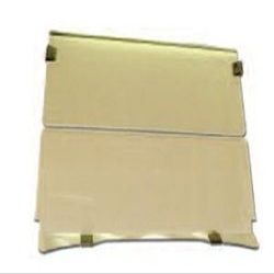 EZGO TXT Golf Cart Impact Modified Split Folding Windshield - Tinted