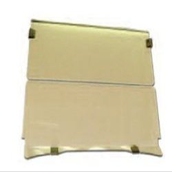 EZGO TXT Golf Cart Impact Modified Split Folding Windshield - Tinted
