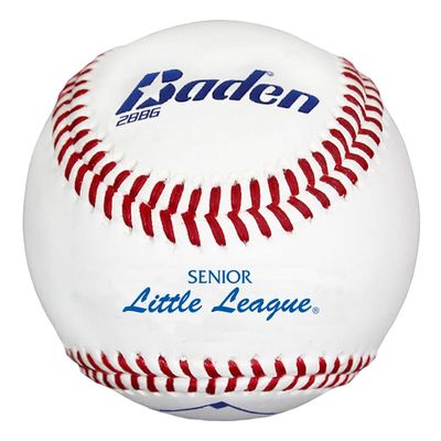 Baden Official Senior Little League Raised Seams Leather Baseball - 2BBSLG (Dozen)