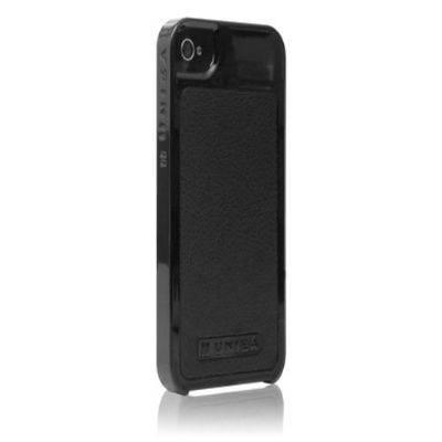 UNIEA Youth Suit Premium Executive Director Leather Hard Case for iPhone 4 & iPhone 4S Glossy Black usup-ip4-black
