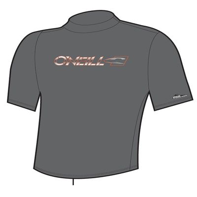 O'Neill Wetsuits Skins Short Sleeve Rash Tee (Smoke, Small)