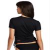 ONEILL W APPAREL Juniors Solid Short Sleeve Rashguard Tee, Black, X-Small view 2