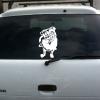Pug Dog vinyl decal large view 1