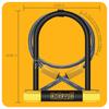 OnGuard Bulldog STD U-Lock with 4 ft Cable  13 mm Hardened Steel Shackle, 275 mm x 175 mm Frame, X2P Double Bolt Lock, Z-Cylinder Core, 5 Keys with LED for Secure Bike Protection view 4