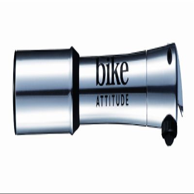 Bike Attitude DPM0-GM04L-BA01 Aluminum Bicycle Inflator for French Valve, Silver