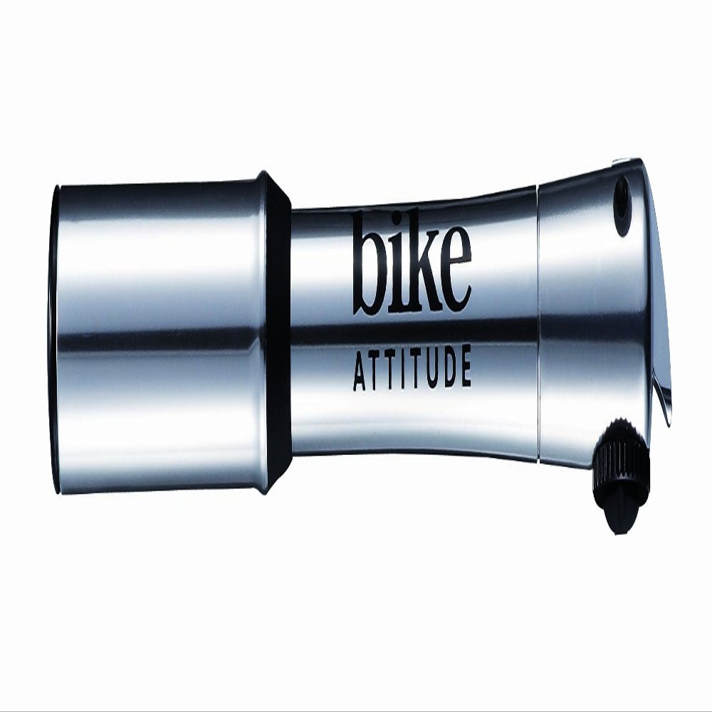 Bike Attitude DPM0-GM04L-BA01 Aluminum Bicycle Inflator for French Valve, Silver