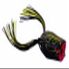 SPRO Fishing Bronzeye Baby Pop Bait-Pack of 1, Rainforest Black view 1