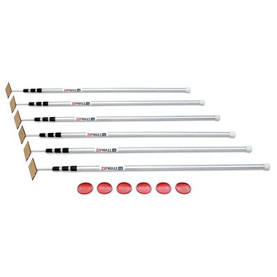 12 Spring Loaded Pole 6-Pack