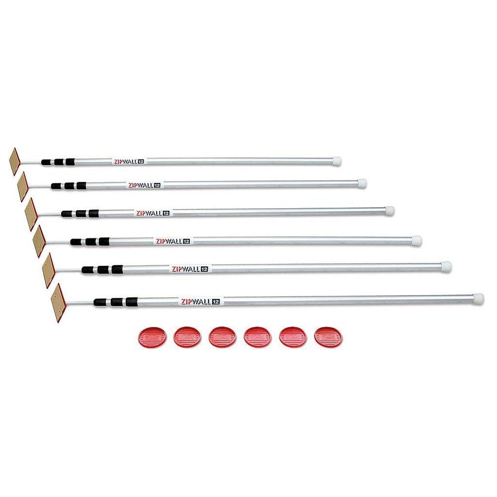 12 Spring Loaded Pole 6-Pack