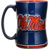 Boelter Brands NCAA Mississippi Old Miss Rebels Coffee Mug14oz Sculpted Relief, Team Color, 14 Ounce view 2