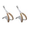 MKS Toe Clips with Leather view 1